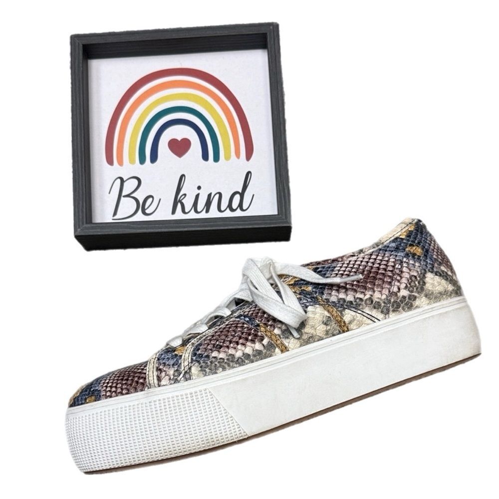 * Steve Madden Kids Multicolor Snake Print Sneakers